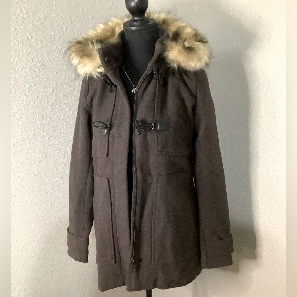 NWT COFFEESHOP NEW YORK Winter Coat in twilight‎ plum